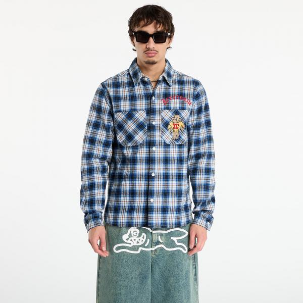 Košile Billionaire Boys Club Icecream Mascot Check Ls Shirt Blue Check XXL