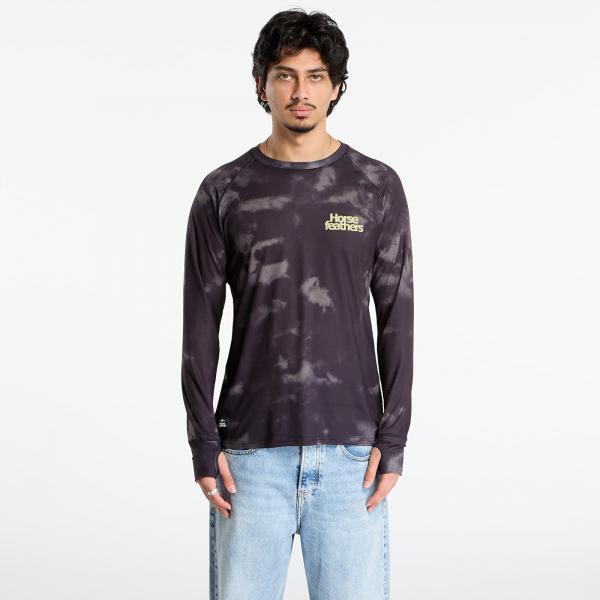 Tričko Horsefeathers Riley Top Olive Tie Dye L