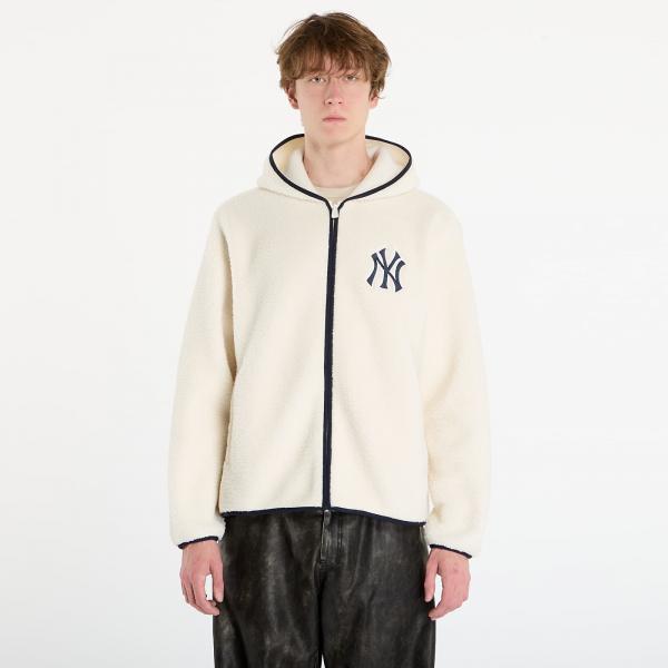 Bunda New Era MLB Hooded Sherpa New York Yankees UNISEX Off White S