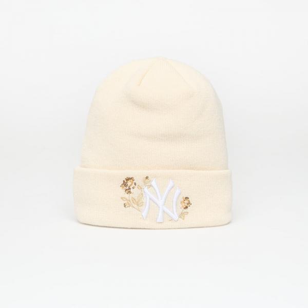 Čepice New Era New York Yankees MLB Sequi Cuff Knit Beanie Hat Rose Cream Universal