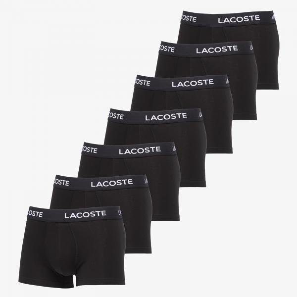 LACOSTE Trunks Underwear Black 7-Pack XL