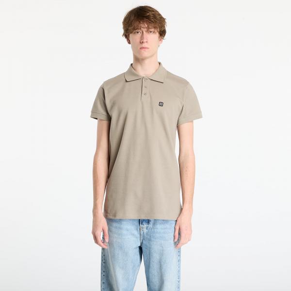 Tričko Horsefeathers Kato Polo T-Shirt Taupe S