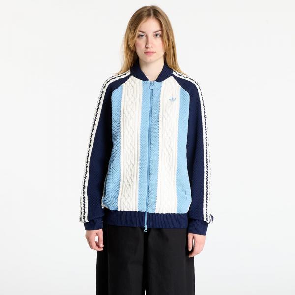 Mikina adidas Archive Knit Tt Night Indigo/ Ash Blue S