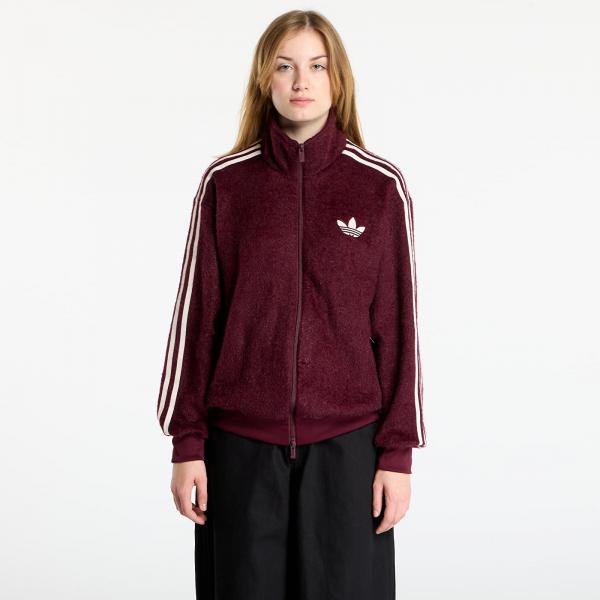 Mikina adidas Mohair Firebird Loose Track Top Maroon M