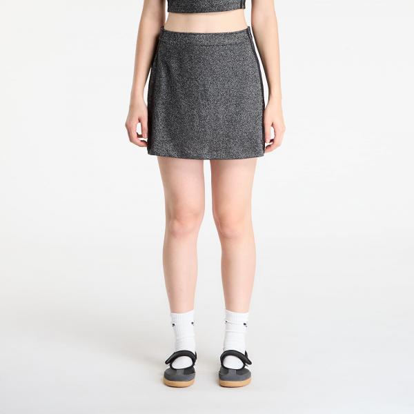 Sukně adidas Lurex® Mini Skirt Black/ Silver Met. S