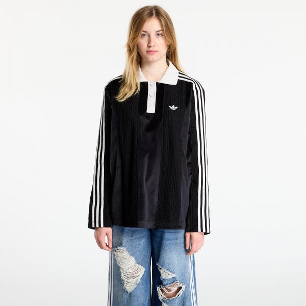 Dres adidas Winterised Longsleeve Soccer Jersey Black L