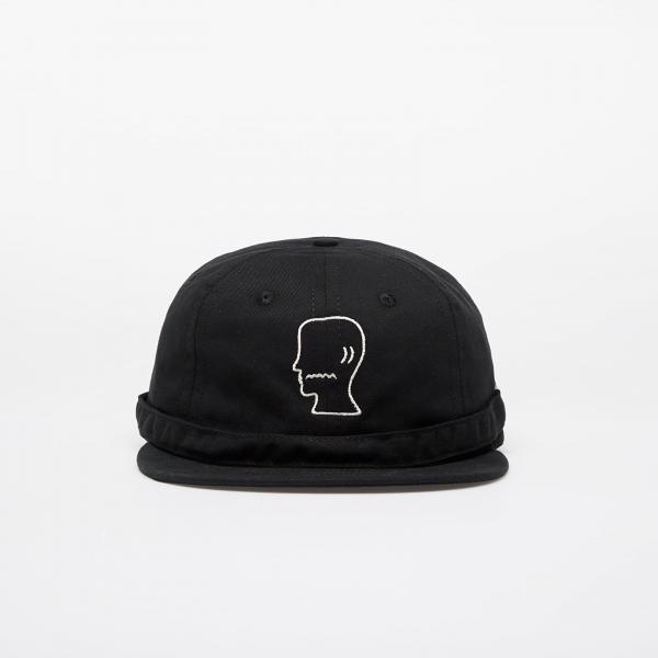 Kšiltovka Brain Dead Extended Strap 6 Panel Logohead Hat Black Universal