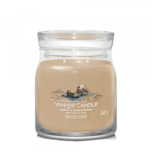 Yankee Candle Signature Medium Jar 2 Wicks Amber & Sandalwood Universal