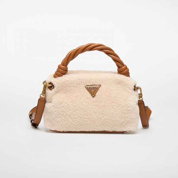 Kabelka GUESS Shaida Top Handle Crossbody Natural/ Cognac Universal