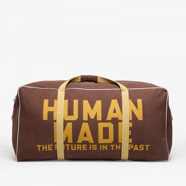 Taška HUMAN MADE Canvas Boston Bag Large Brown Universal