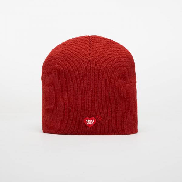 Čepice HUMAN MADE Beanie Red Universal