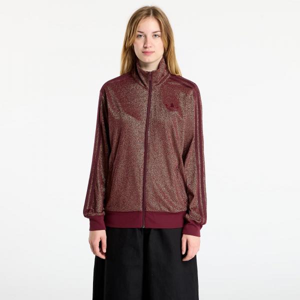Mikina adidas Lurex Firebird Track Top Maroon/ Gold Met. S
