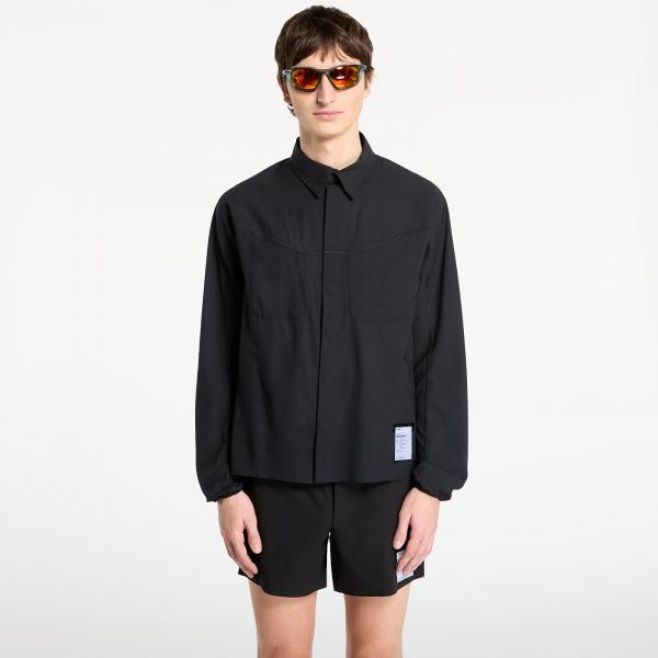 Tričko Satisfy PeaceShell River Shirt Black S
