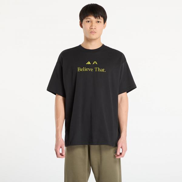 Tričko adidas x Anthony Edwards Tee Black/ Preloved Lime L