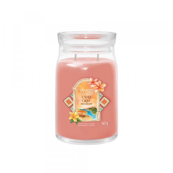 Yankee Candle Signature Large Jar 2 Wicks Capri Glow Universal