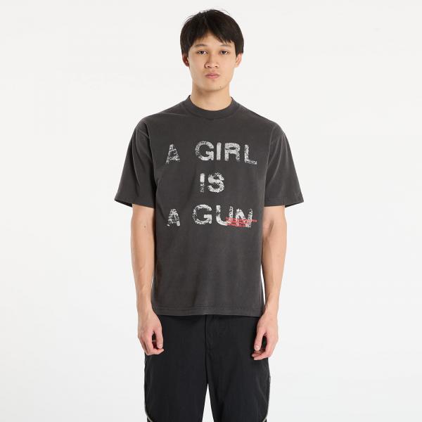 Tričko PLEASURES x FOOTSHOP EXCLUSIVE - G.I.A.G. T-Shirt Vintage Black L