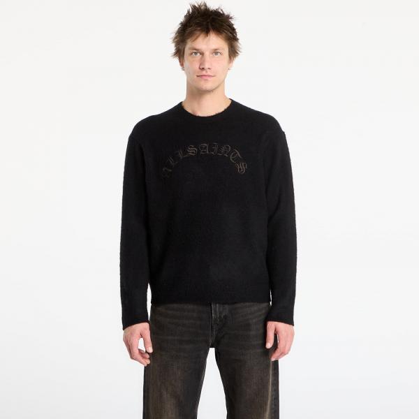 Svetr AllSaints Curv Crew Black L