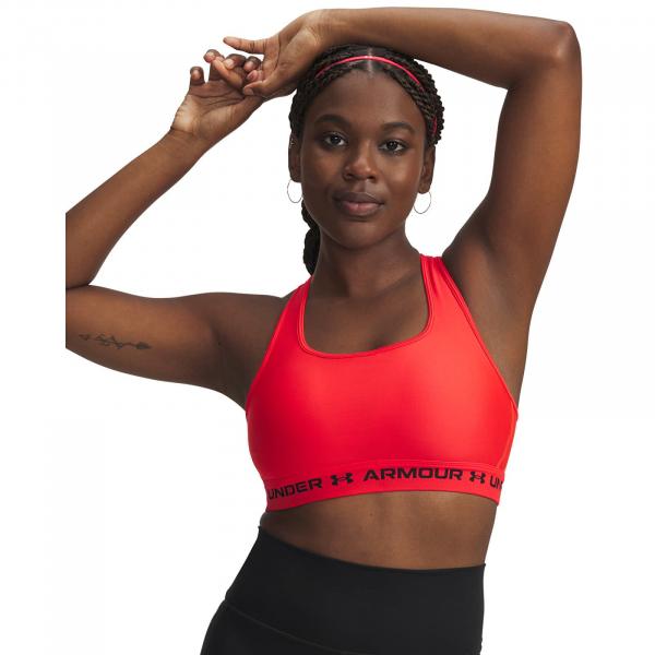 Podprsenka Under Armour Crossback Mid Bra Red L
