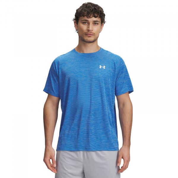 Tričko Under Armour Tech Textured SS T-Shirt Blue L