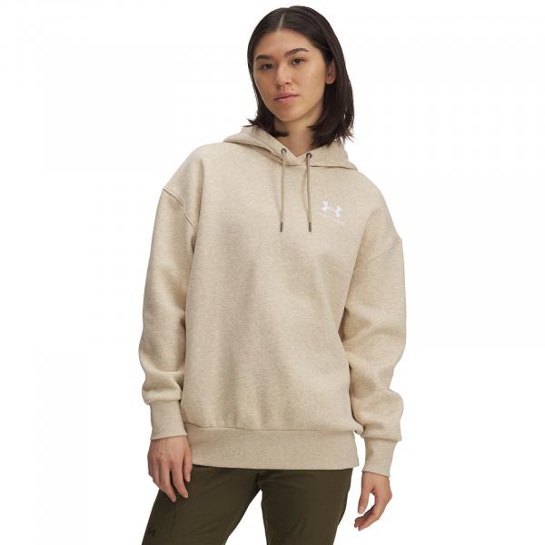 Mikina Under Armour Icon Fleece Os Hoodie Brown XL