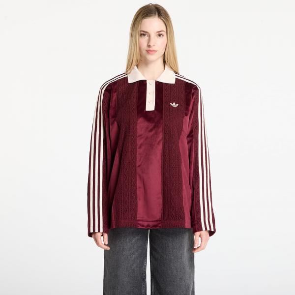 Tričko adidas Ls Jersey Maroon L