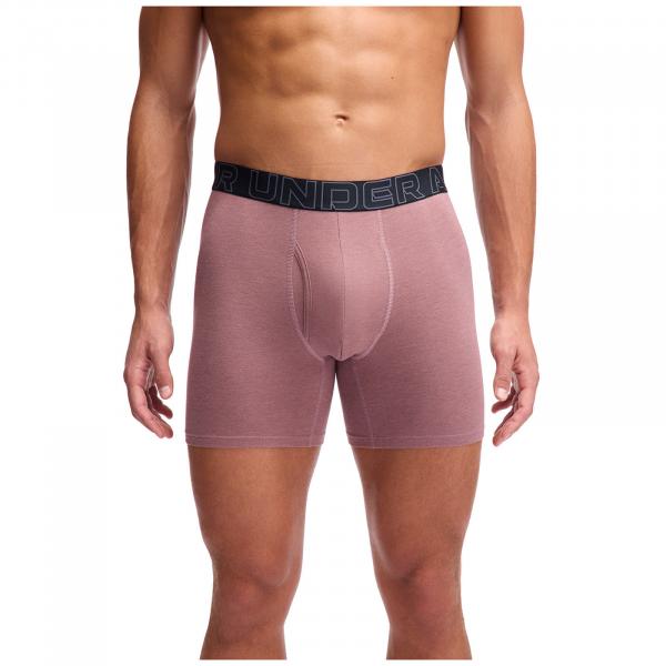 Boxerky Under Armour M Perf Cotton 6In 3-Pack Multicolor S