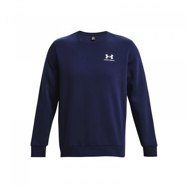 Mikina Under Armour Essential Fleece Crew Blue L
