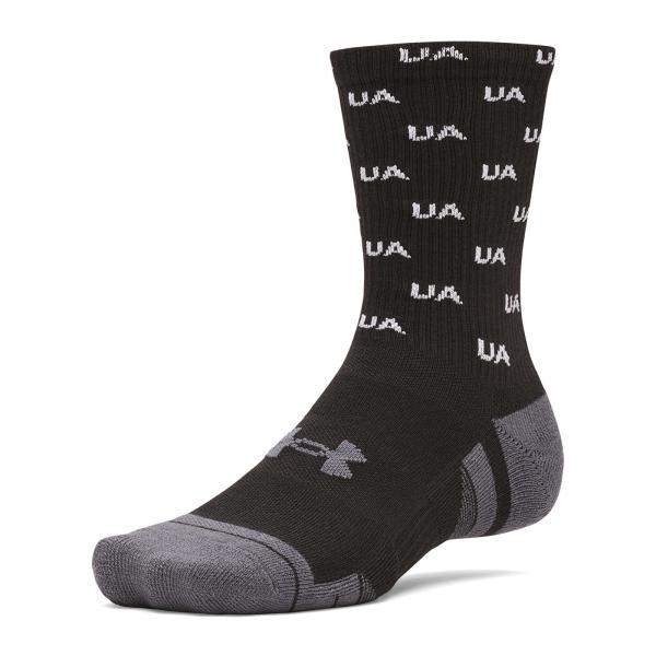Ponožky Under Armour Perf Tech Nov 3-Pack Crew Black M
