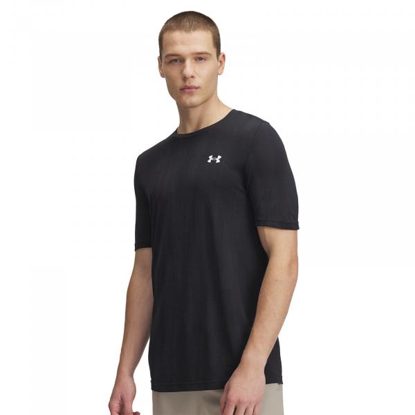 Tričko Under Armour Vanish Seamless Novelty SS T-Shirt Black XL
