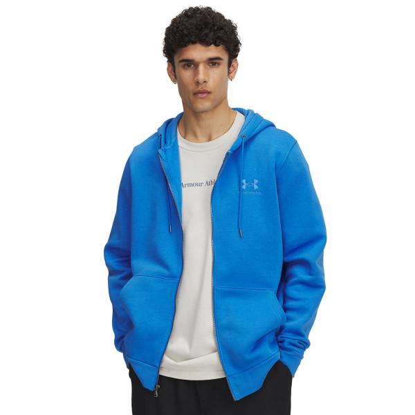 Mikina Under Armour Icon Fleece Fz Hood Blue L