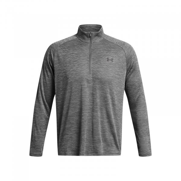 Mikina Under Armour Tech Textured 1/2 Zip Gray L