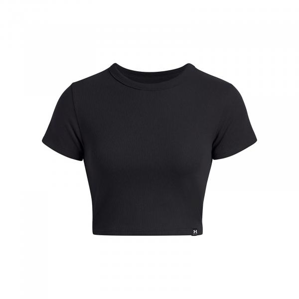 Tričko Under Armour Rival Rib Baby Tee Black XL