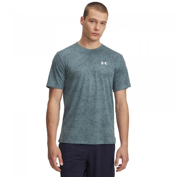 Tričko Under Armour Tech Tee Pixelate Blue M