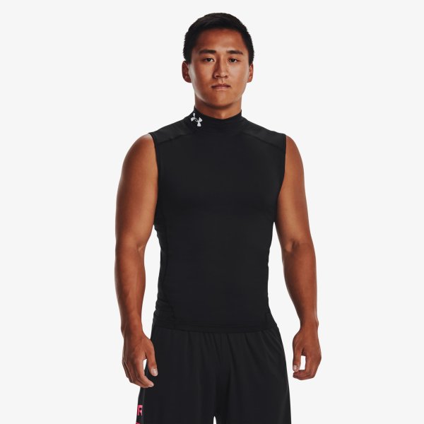 Tílko Under Armour Hg Armour Comp Mock Sl Black XS