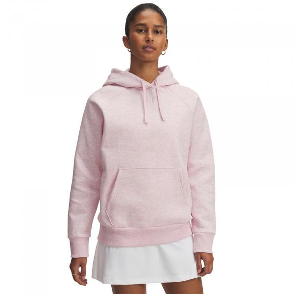 Mikina Under Armour Rival Fleece Hoodie Pink XXL
