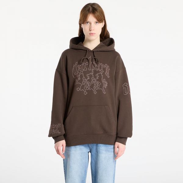 Mikina Carhartt WIP Hooded Hackwork Sweat Vitola/ Glassy Pink XL