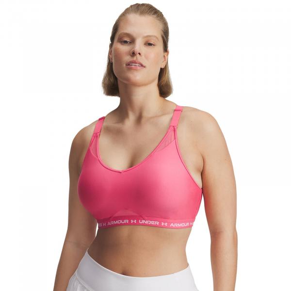 Podprsenka Under Armour Crossback Low Bra Pink S