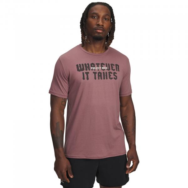 Tričko Under Armour Pjt Rck Q3 SS T-Shirt 1 Brown S