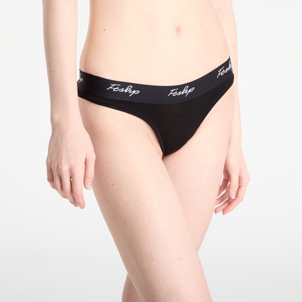 Kalhotky FTSHP Womens Briefs 3-Pack Black L