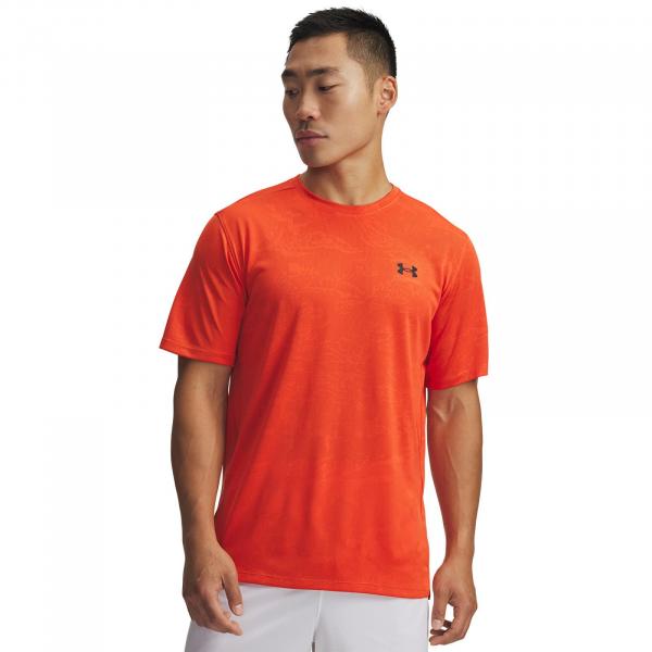 Tričko Under Armour Tech Vent Jacquard SS T-Shirt Orange M