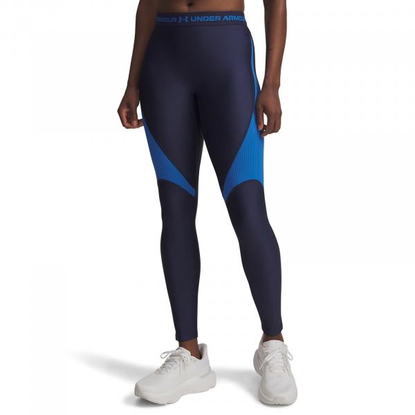 Legíny Under Armour Hg Rib Legging Blue XS