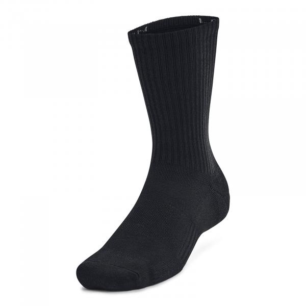 Ponožky Under Armour Unisex Tc 3-Pack Crew Black M