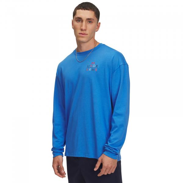 Mikina Under Armour Hwt Modern Sport Os Ls Blue XL