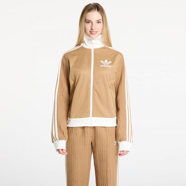 Mikina adidas Knit Classic Track Top Cardboard L