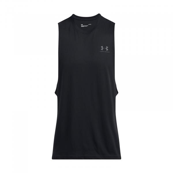 Tílko Under Armour Left Chest Cut Off Tank Black S
