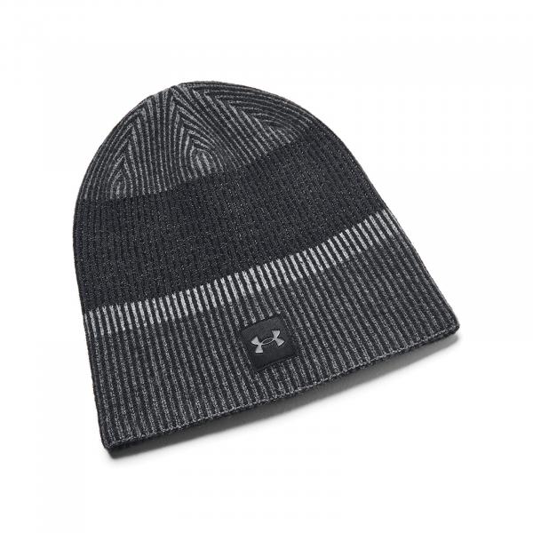 Čepice Under Armour Launch Reflective Beanie Black Universal
