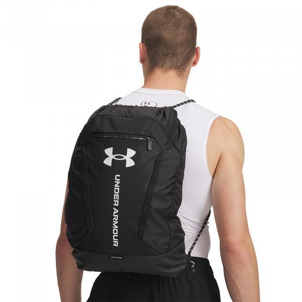 Batoh Under Armour Hustle Sack-Pack Black Universal