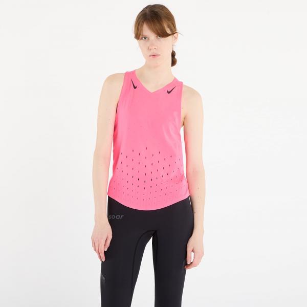 Tílko Nike AeroSwift Women's Dri-FIT ADV Running Singlet Hyper Pink/ Black M