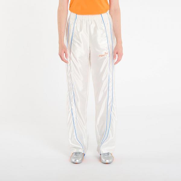 Tepláky Puma x FENTY T7 Piping Track Pants UNISEX Warm White S