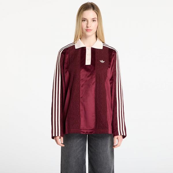 Dres adidas Winterised Longsleeve Soccer Jersey Maroon S